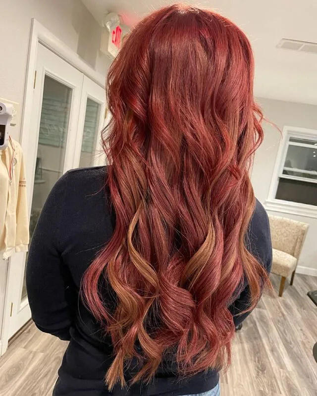 Rich red hair color by Shear Colour